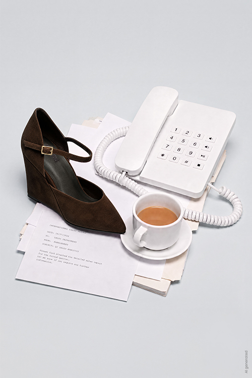 Wedge Court Shoes